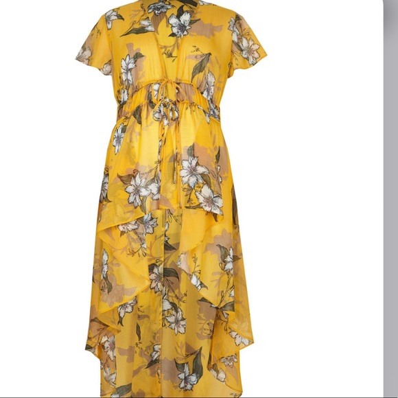 River Island floral maxi size 16 - Picture 1 of 9